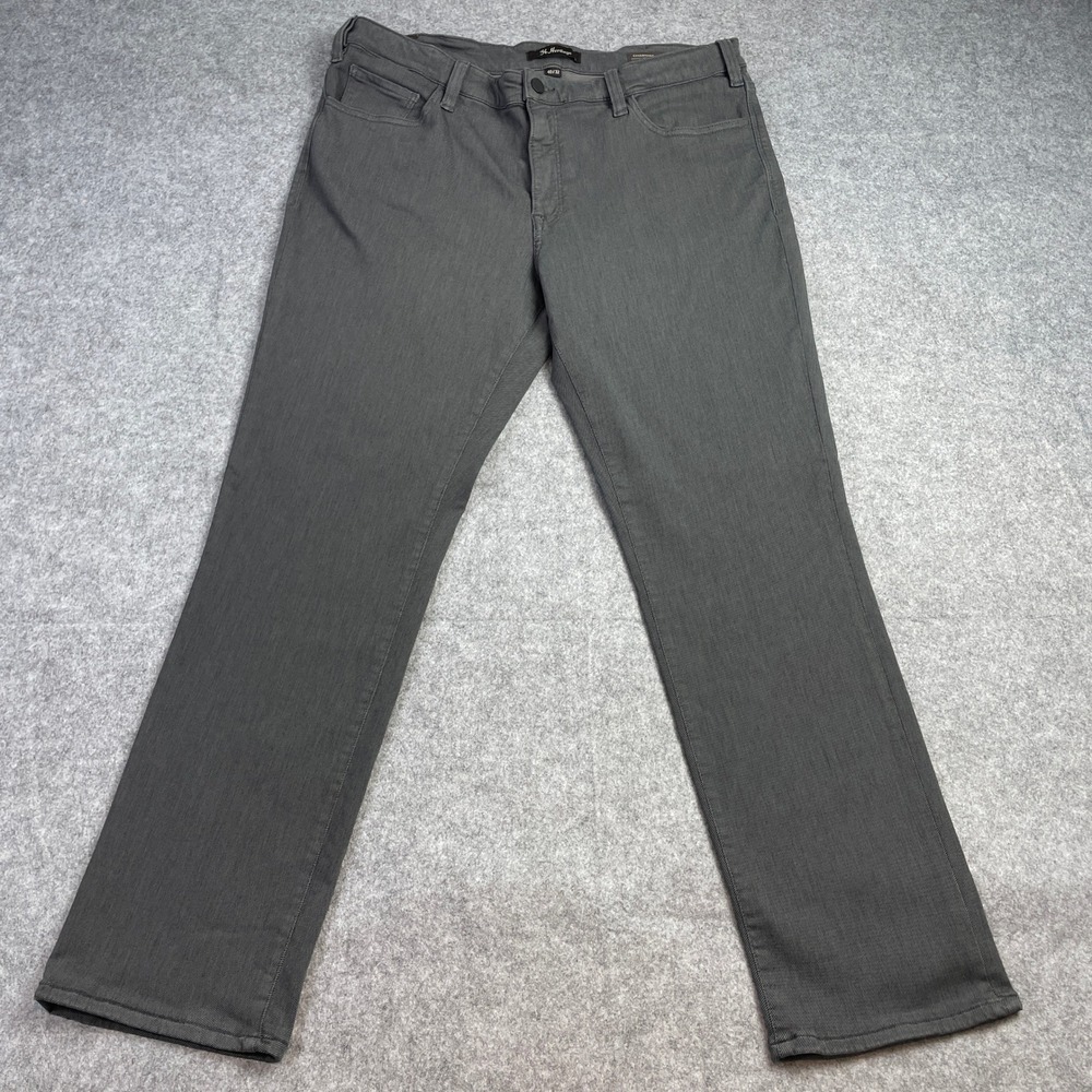 34 Heritage Charisma Mens Jeans 40x32 (fits 37x32) Grey Premium Designer